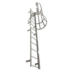Fixed Ladder With Safety Cage - M27SC L10 C1